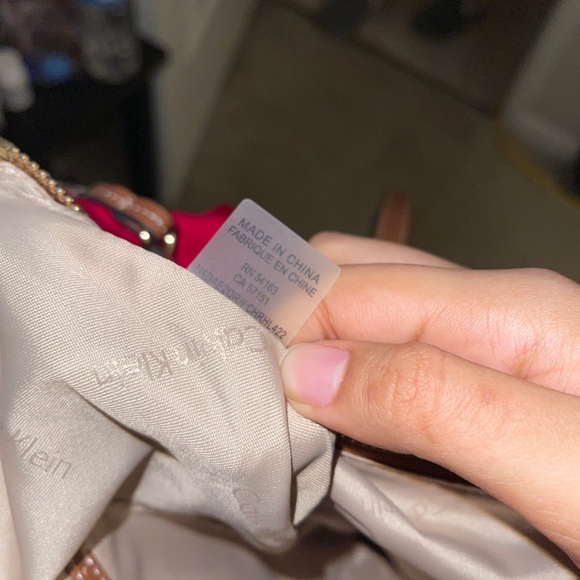 Calvin Klein Red Tote Bag - Picture 4 of 6